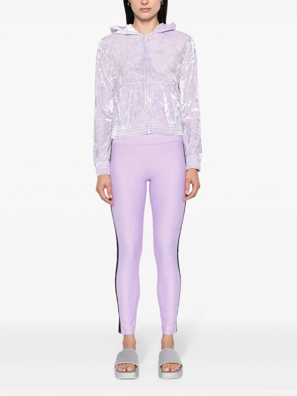 Cheap Women leggings Jeans Couture logo-jacquard Versace 0502
